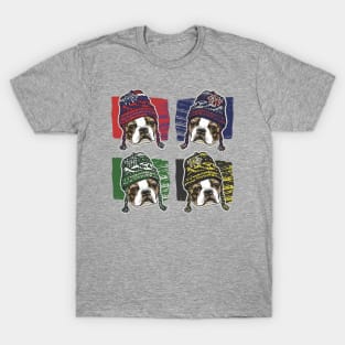 Boston Terriers Four T-Shirt